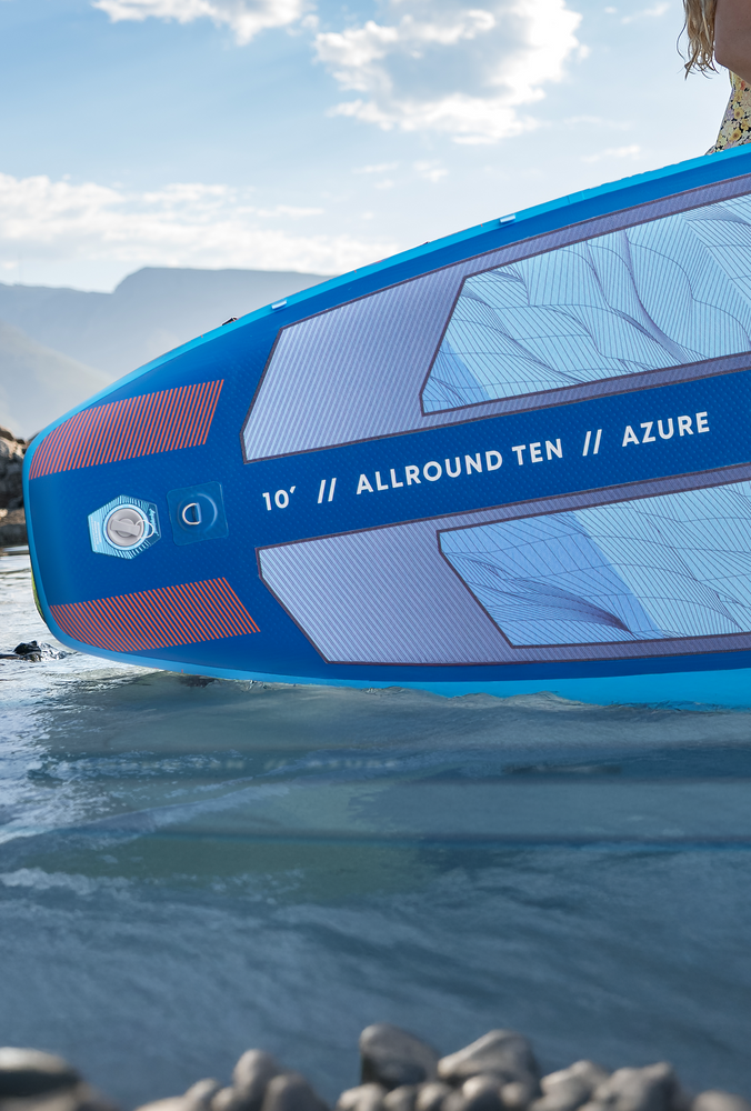 Aquaplanet ALLROUND TEN 10' Aufblasbares Paddleboard-Komplettset - Azure