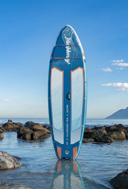 Aquaplanet ALLROUND TEN 10' Aufblasbares Paddleboard-Komplettset - Azure