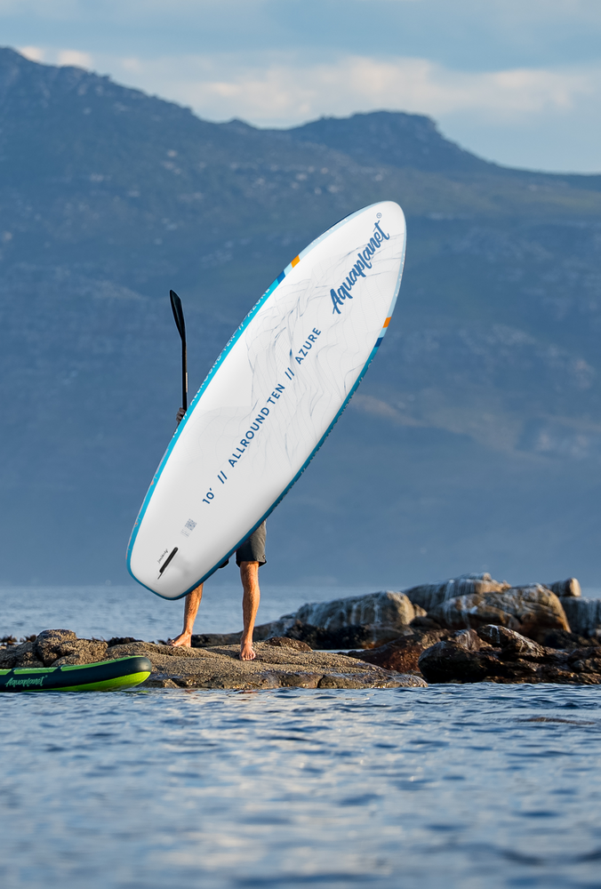 Aquaplanet ALLROUND TEN 10' Aufblasbares Paddleboard-Komplettset - Azure
