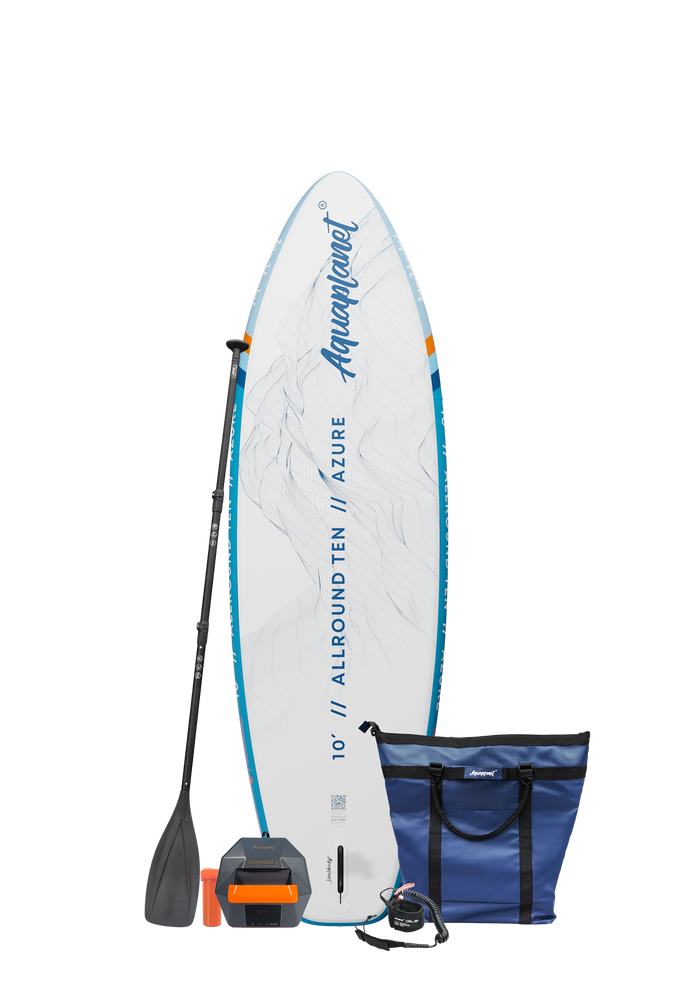 Aquaplanet ALLROUND TEN 10' Aufblasbares Paddleboard-Komplettset - Azure