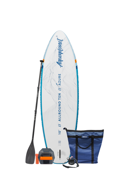 Aquaplanet ALLROUND TEN 10' Aufblasbares Paddleboard-Komplettset - Azure