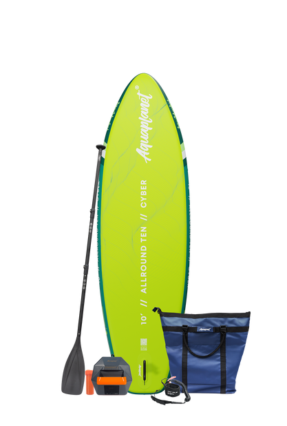 Aquaplanet ALLROUND TEN 10' Aufblasbares Paddleboard-Komplettset - Cyber