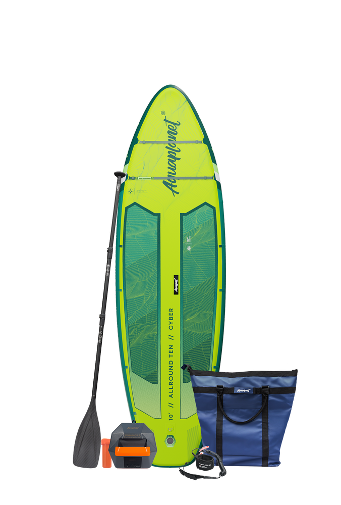 Aquaplanet ALLROUND TEN 10' Aufblasbares Paddleboard-Komplettset - Cyber