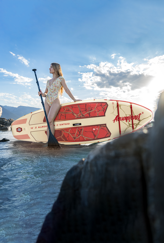 Aquaplanet ALLROUND TEN 10' Aufblasbares Paddleboard-Komplettset - Kintsugi