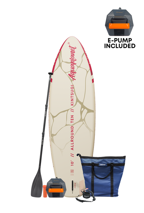 Aquaplanet ALLROUND TEN 10' Aufblasbares Paddleboard-Komplettset - Kintsugi