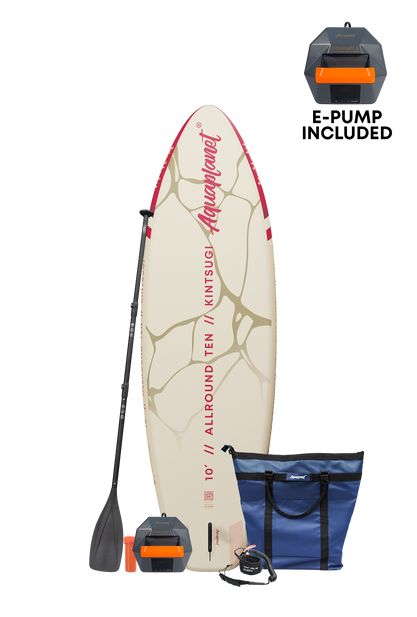 Aquaplanet ALLROUND TEN 10' Aufblasbares Paddleboard-Komplettset - Kintsugi