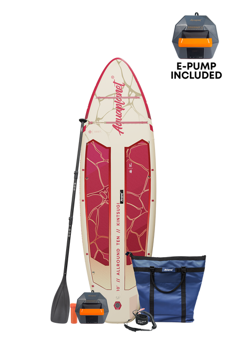 Aquaplanet ALLROUND TEN 10' Aufblasbares Paddleboard-Komplettset - Kintsugi