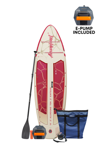 Aquaplanet ALLROUND TEN 10' Aufblasbares Paddleboard-Komplettset - Kintsugi