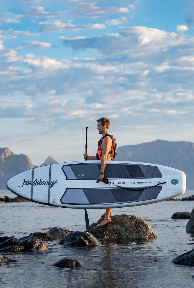 Aquaplanet ALLROUND TEN 10' Aufblasbares Paddleboard-Komplettset - Spectre