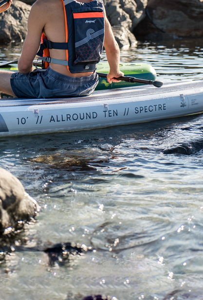 Aquaplanet ALLROUND TEN 10' Aufblasbares Paddleboard-Komplettset - Spectre