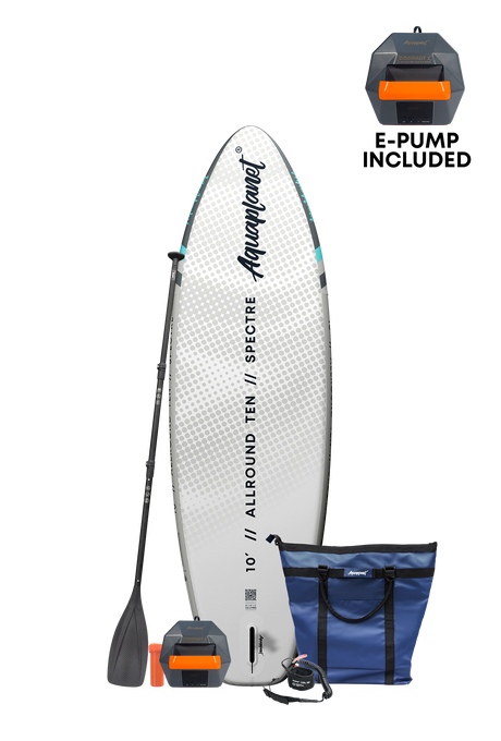 Aquaplanet ALLROUND TEN 10' Aufblasbares Paddleboard-Komplettset - Spectre