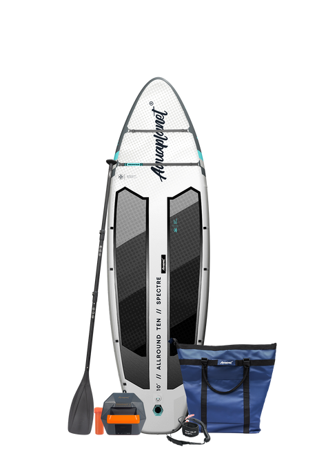 Aquaplanet ALLROUND TEN 10' Aufblasbares Paddleboard-Komplettset - Spectre