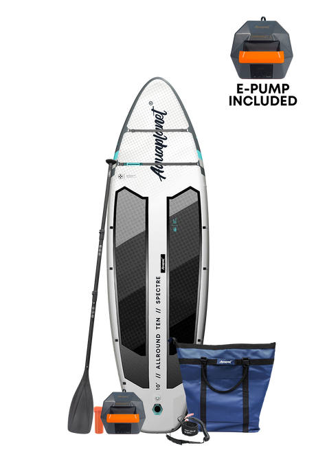 Aquaplanet ALLROUND TEN 10' Aufblasbares Paddleboard-Komplettset - Spectre
