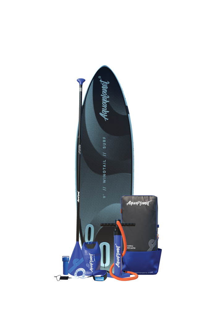 Aquaplanet WINGTAIL 9' aufblasbares Paddle-Board-Paket