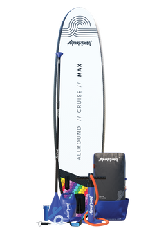 Aquaplanet MAX 10'6″ aufblasbares Paddle-Board-Paket – Regenbogen