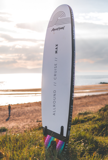Aquaplanet MAX 10'6″ aufblasbares Paddle-Board-Paket – Regenbogen