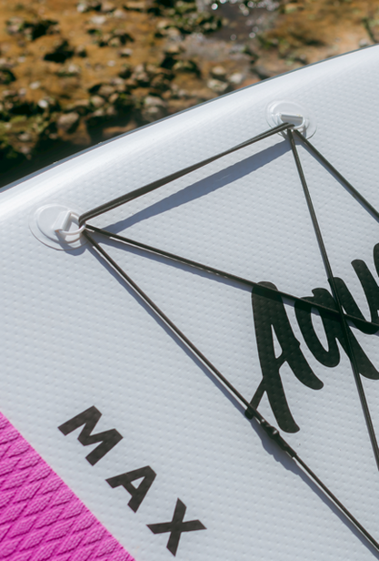 Aquaplanet MAX 10'6″ aufblasbares Paddle-Board-Paket – Regenbogen