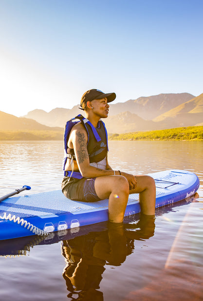 Aquaplanet ALLROUND TEN 10' aufblasbares Paddle-Board-Paket – Blau