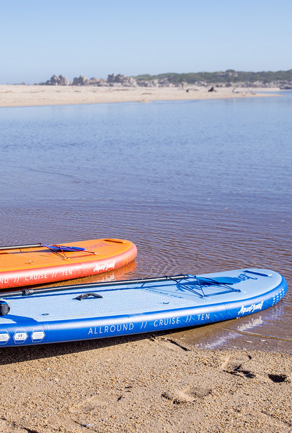 Aquaplanet ALLROUND TEN 10' aufblasbares Paddle-Board-Paket – Blau