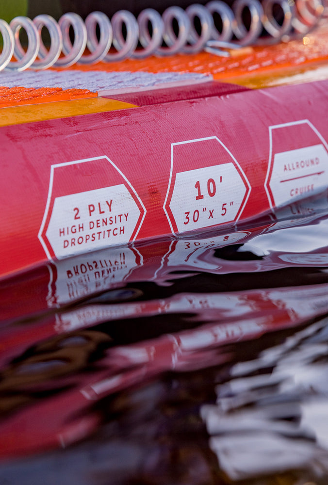 Aquaplanet ALLROUND TEN 10' aufblasbares Paddle-Board-Paket – Orange