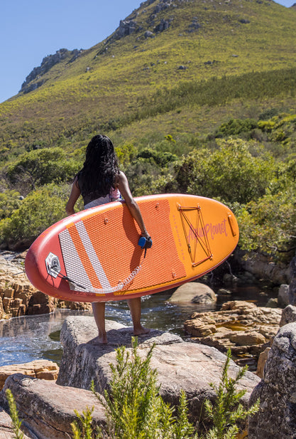 Aquaplanet ALLROUND TEN 10' aufblasbares Paddle-Board-Paket – Orange