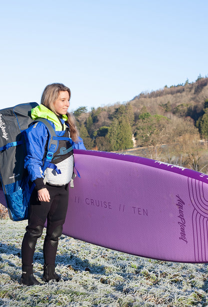 Aquaplanet ALLROUND TEN 10' aufblasbares Paddle-Board-Paket – Lila