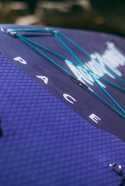 Aquaplanet PACE 10'6″ aufblasbares Paddle-Board-Paket – Blaugrün/Mitternacht