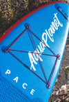 Aquaplanet PACE 10'6″ aufblasbares Paddle-Board-Paket – Rot/Blau
