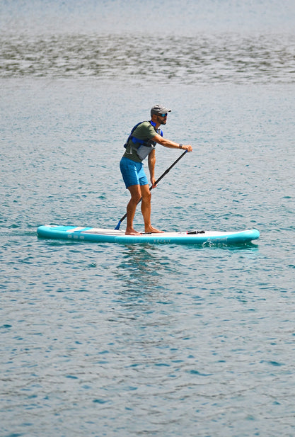 Aquaplanet ROCKIT 10'2" aufblasbares Paddle-Board-Paket - Blau