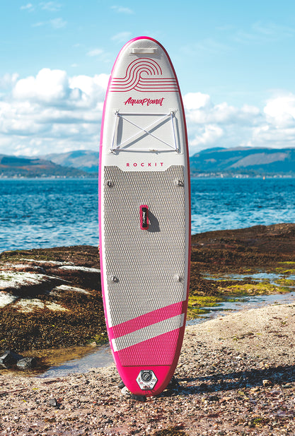 Aquaplanet ROCKIT 10'2" aufblasbares Paddle-Board-Paket - Pink