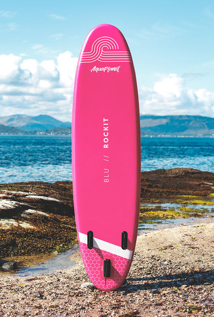 Aquaplanet ROCKIT 10'2" aufblasbares Paddle-Board-Paket - Pink