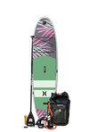 Hurley Advantage Dark Smoke 10'6" aufblasbares Paddle-Board-Paket