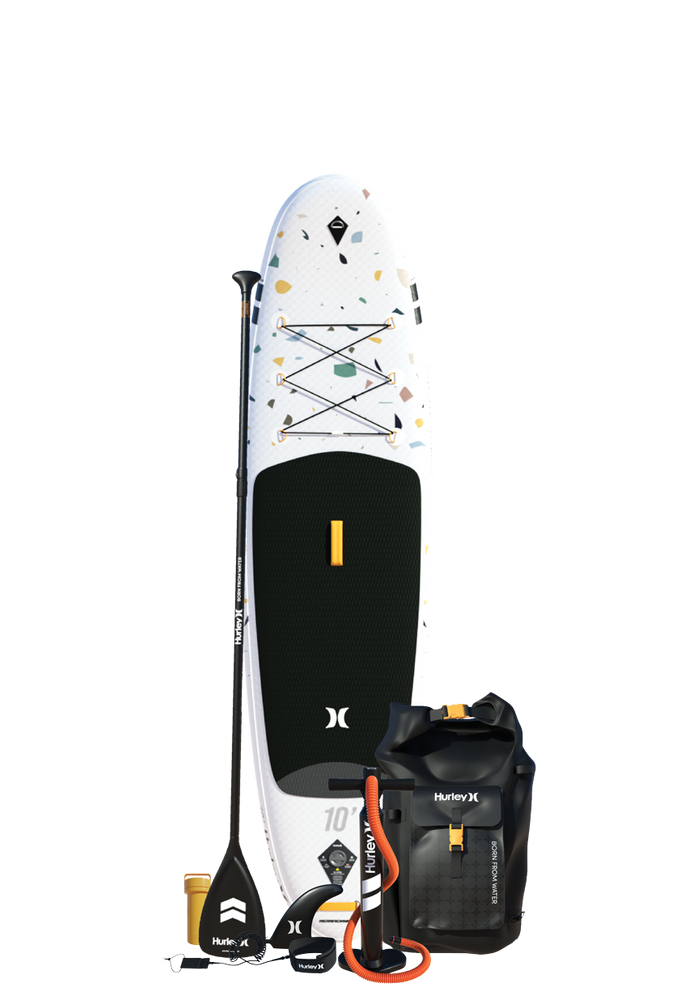 Hurley Advantage Terrazzo 10' aufblasbares Paddle-Board-Paket