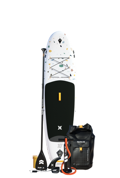 Hurley Advantage Terrazzo 10' aufblasbares Paddle-Board-Paket