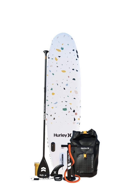 Hurley Advantage Terrazzo 10' aufblasbares Paddle-Board-Paket