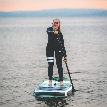 Hurley Advantage Dark Smoke 10'6" aufblasbares Paddle-Board-Paket