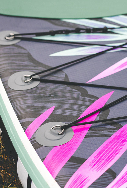 Hurley Advantage Dark Smoke 10'6" aufblasbares Paddle-Board-Paket