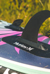 Hurley Advantage Dark Smoke 10'6" aufblasbares Paddle-Board-Paket